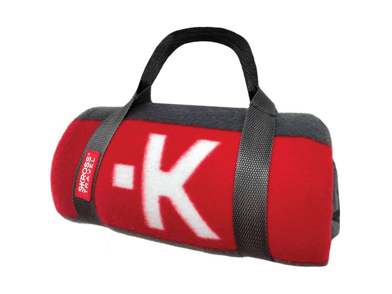 SKROSS polár szuperpuha utazótakaró, hordozópánttal (SKTA1001TBLDGCN)