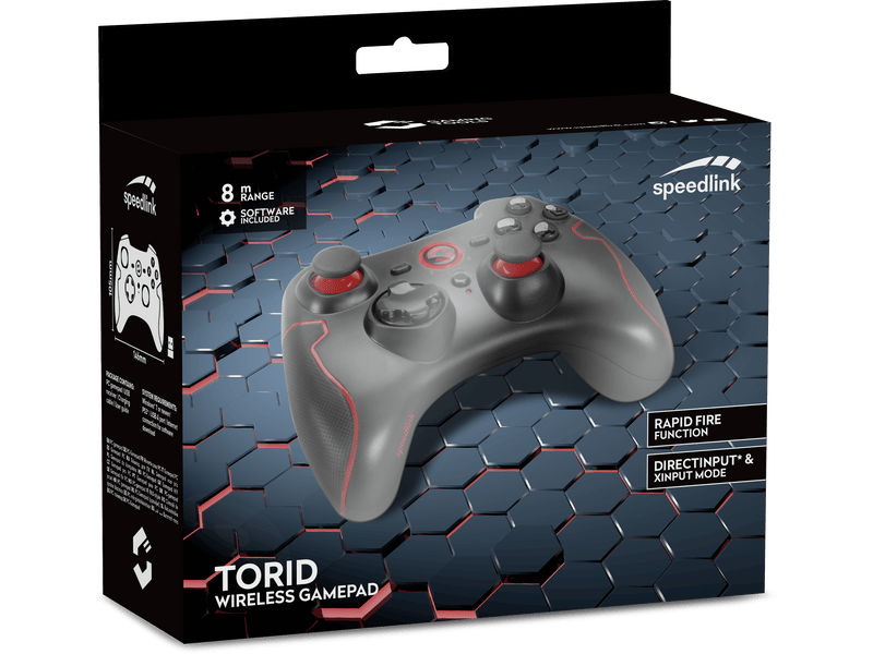Speedlink Torid PC/PS3 Vezeték nélküli kontroller (SL-6576-BK-02)