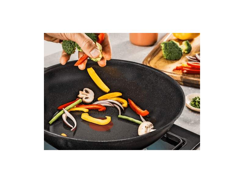 Tefal Excellence serpenyő wok + fedő, 24 cm (G3208402)