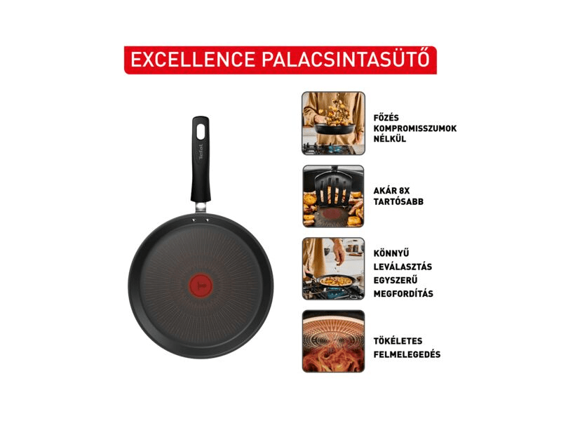 Tefal Excellence palacsintasütő, 25 cm (G3203832)