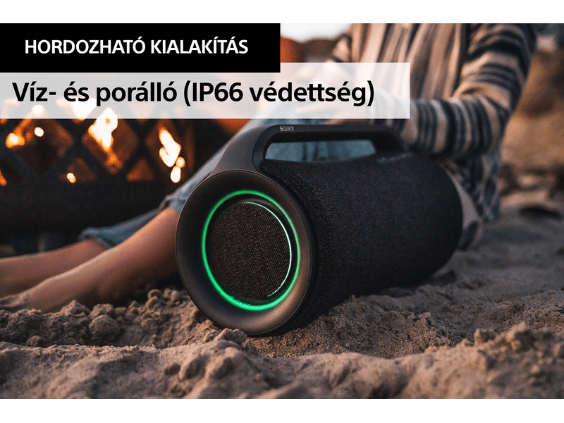 Sony SRS-XG500 Hordozható vezeték nélküli hangsugárzó (SRSXG500B.EU8)