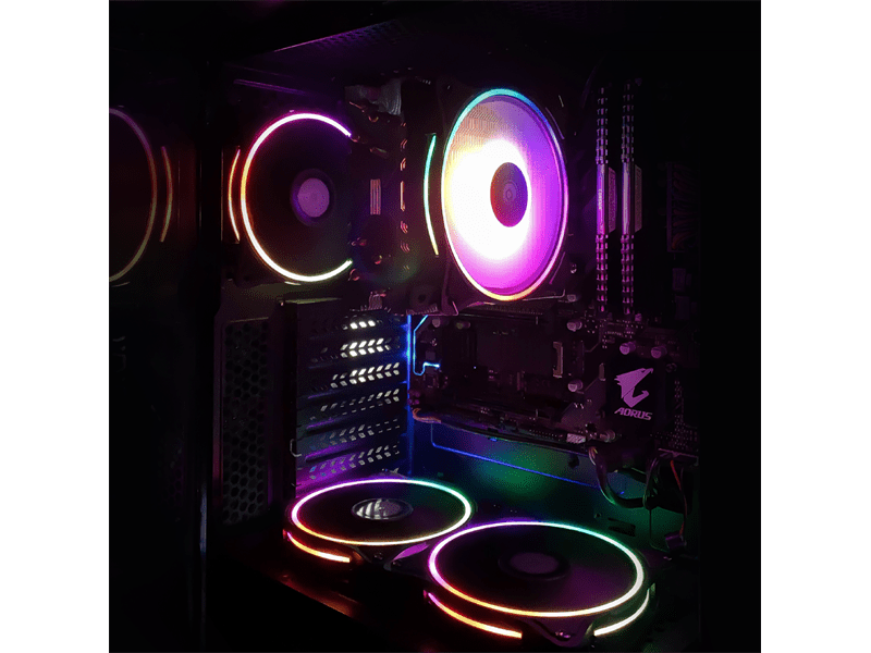 Spirit of Gamer SOG-VR120RGB Processzor hűtő, 120mm