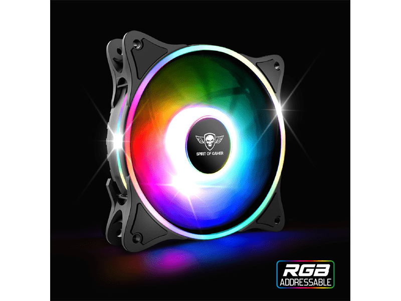 Spirit of Gamer SOG-VR120RGB Processzor hűtő, 120mm