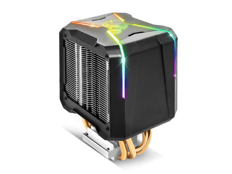 Spirit of Gamer CPU Cooler - CPU AIRCOOLER PRO ARGB (27dB; 1600 RPM; 1x12cm; aluminium/réz)