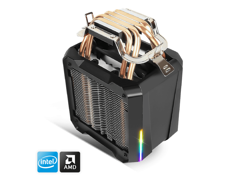 Spirit of Gamer Aircooler Pro ARGB Processzor hűtő (SOG-VR120RGBA)