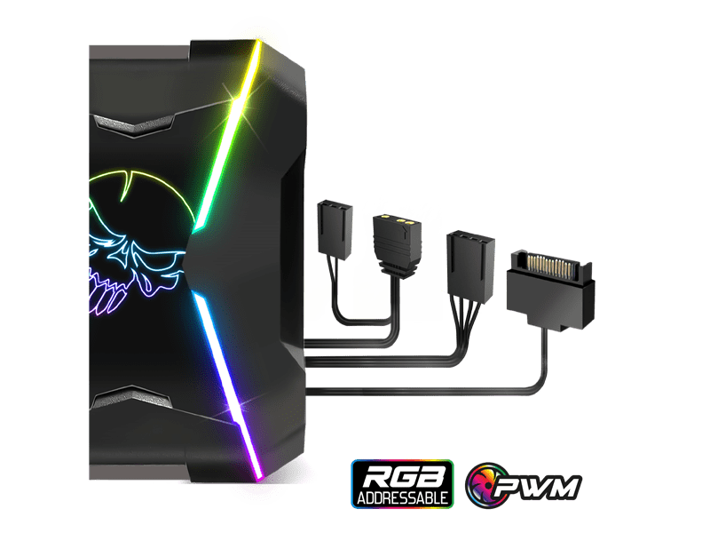 Spirit of Gamer Aircooler Pro ARGB Processzor hűtő (SOG-VR120RGBA)