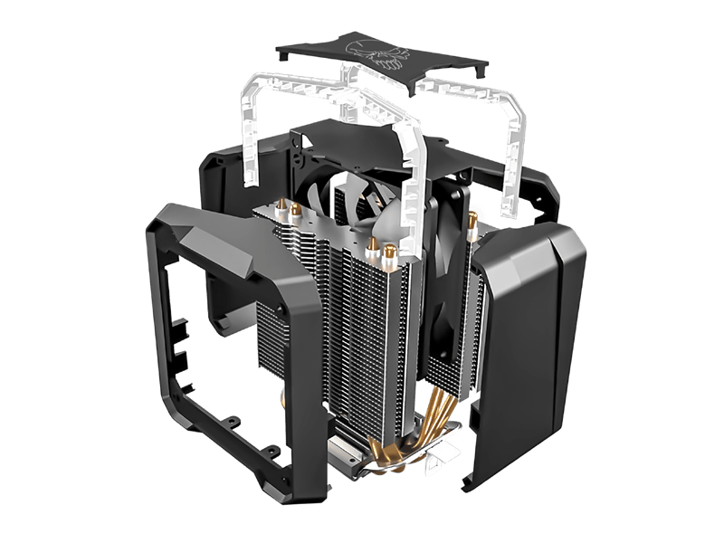 Spirit of Gamer Aircooler Pro ARGB Processzor hűtő (SOG-VR120RGBA)