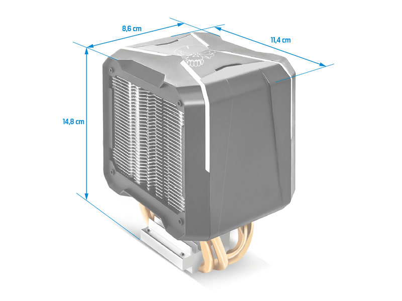 Spirit of Gamer Aircooler Pro ARGB Processzor hűtő (SOG-VR120RGBA)