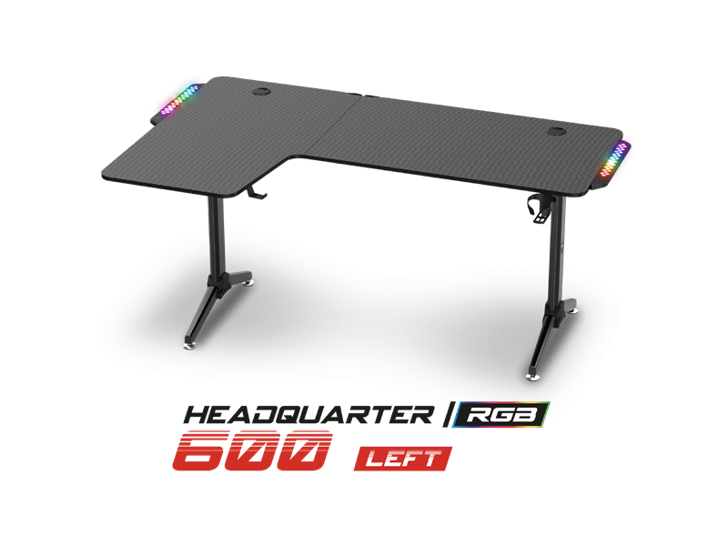 Spirit of Gamer Headquarter 600L Gamer Asztal (SOG-DESK600L)