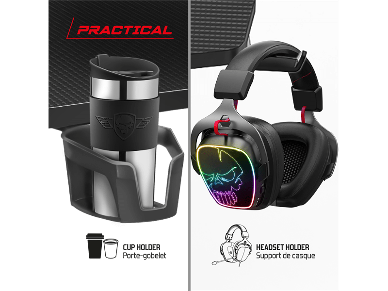 Spirit of Gamer Headquarter 600L Gamer Asztal (SOG-DESK600L)