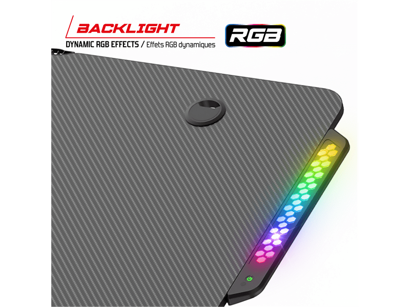 Spirit of Gamer Headquarter 600R Gamer Asztal (SOG-DESK600R)