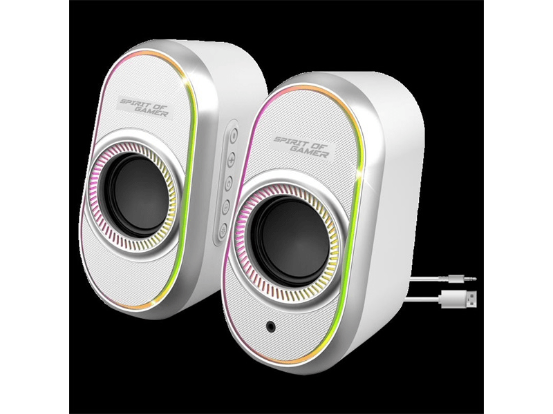 Spirit of Gamer Fanatic 500 Arctic Hangszóró 2.0, fehér (SP-5500WT)