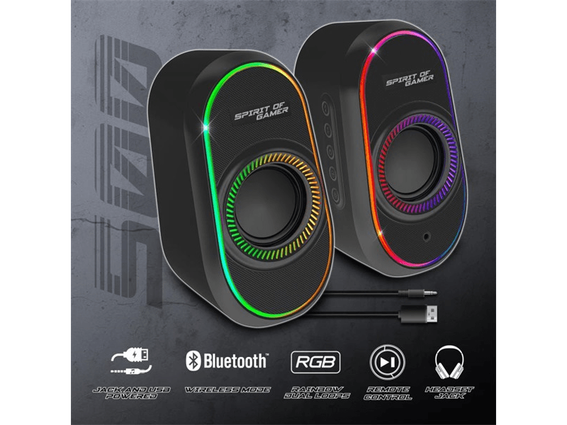 Spirit of Gamer Fanatic 500 Hangszóró 2.0 (SP-5500BK)