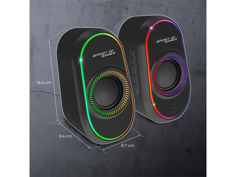 Spirit of Gamer Fanatic 500 Hangszóró 2.0 (SP-5500BK)