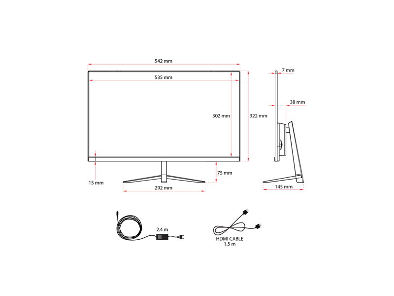 Spirit of Gamer SOG-E24I165 Epic 23,8