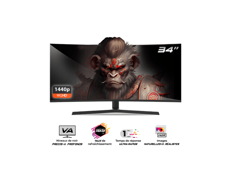 Spirit of Gamer E34V165 34