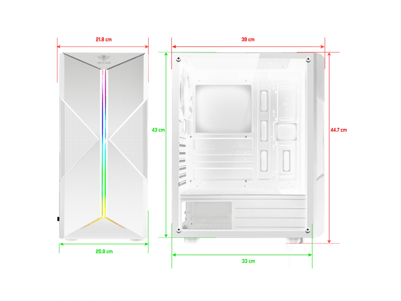 Spirit of Gamer Clone 3 Számítógépház (8001RAW)