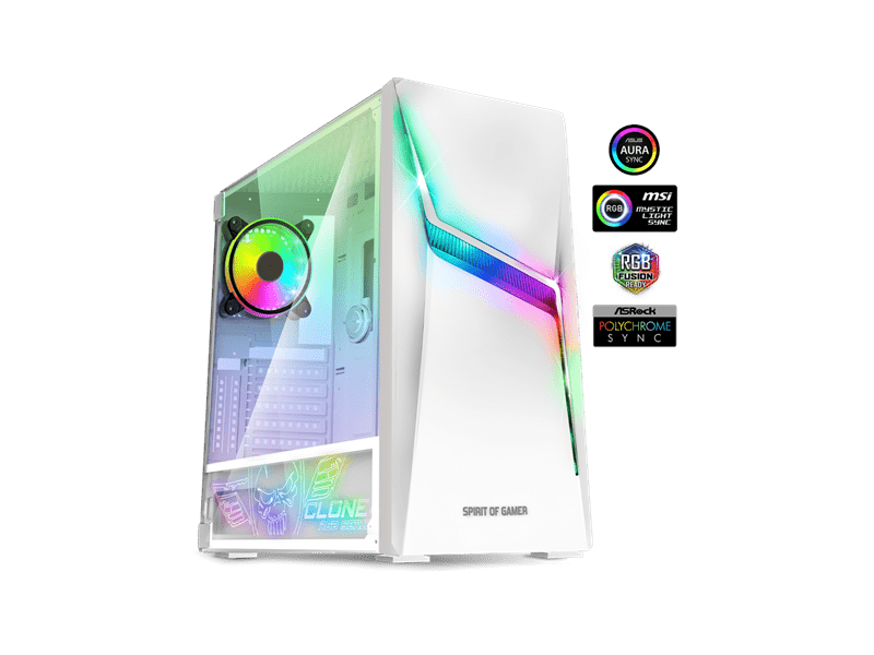 Spirit of Gamer Clone 4 Számítógépház (8902RAW)