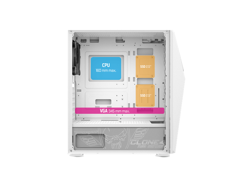 Spirit of Gamer Clone 4 Számítógépház (8902RAW)