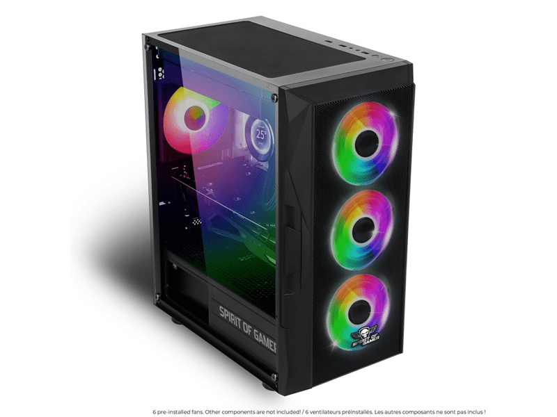 Spirit of Gamer Rogue VII RGB Számítógépház (8303RA)