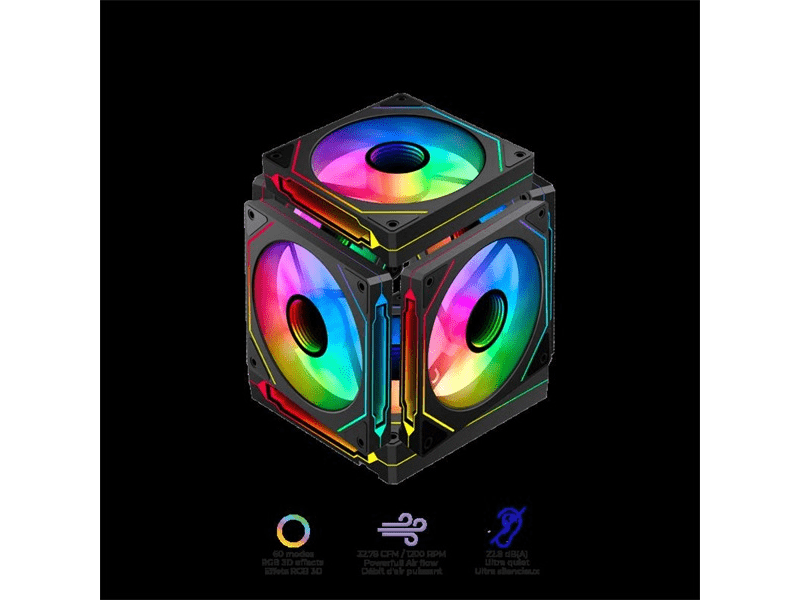 Spirit of Gamer Spark Black Számítógépház ATX