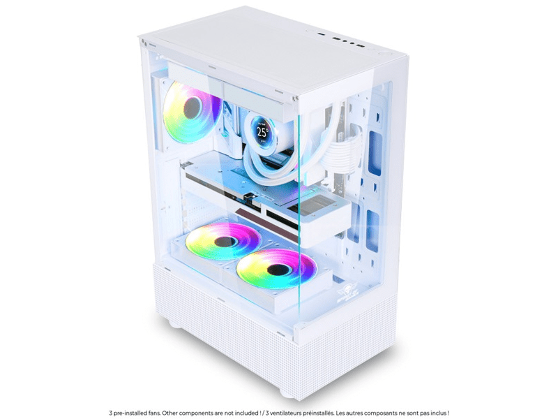 Spirit of Gamer Spectra Arctic Számítógépház, fehér (8302RAW)