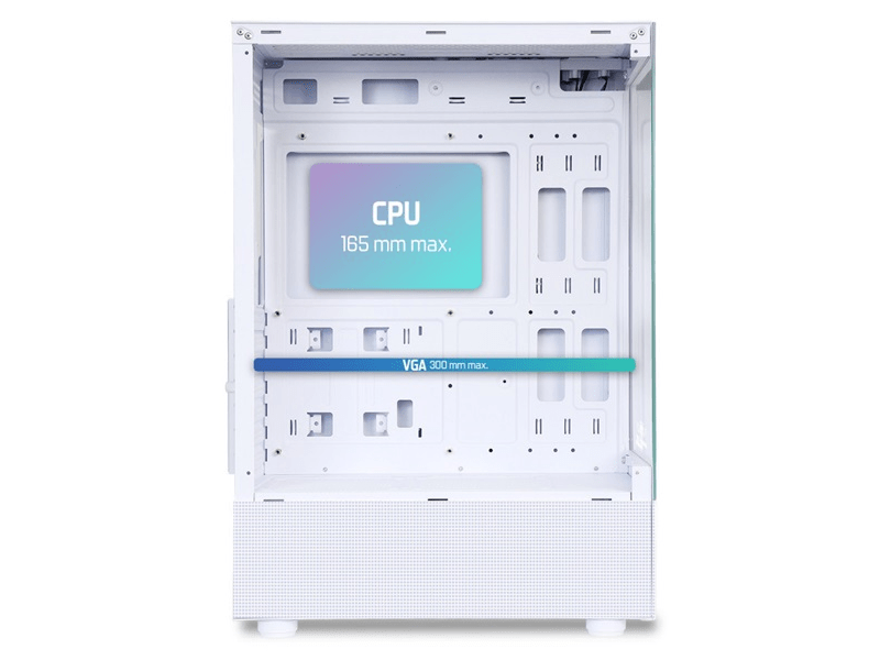 Spirit of Gamer Spectra Arctic Számítógépház, fehér (8302RAW)