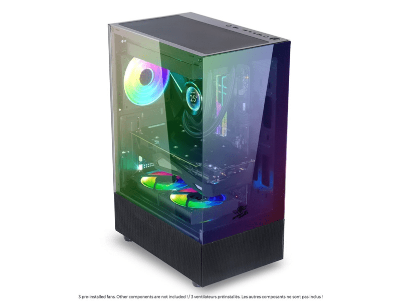 Spirit of Gamer Spectra Dark Számítógépház, fekete (8302RA)