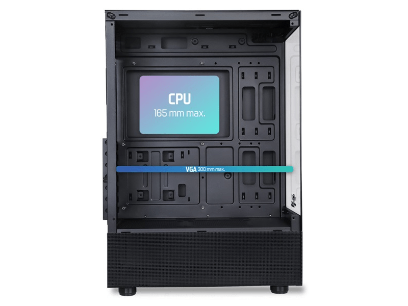 Spirit of Gamer Spectra Dark Számítógépház, fekete (8302RA)