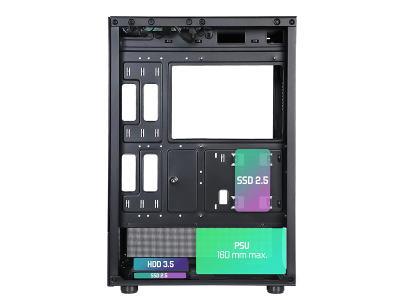 Spirit of Gamer Spectra Dark Számítógépház, fekete (8302RA)