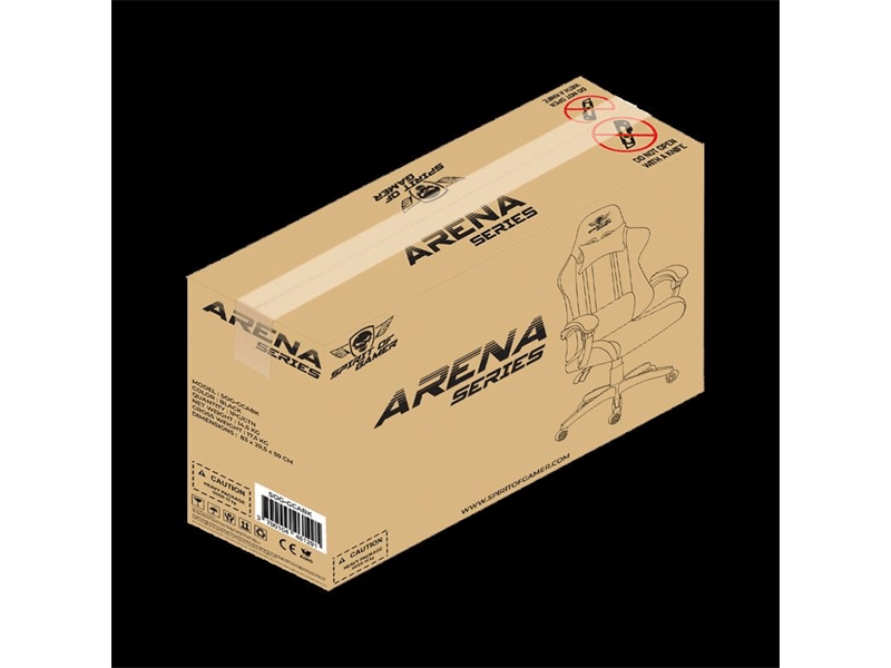 Spirit of Gamer Arena Gaming szék, szürke (SOG-GCABK)