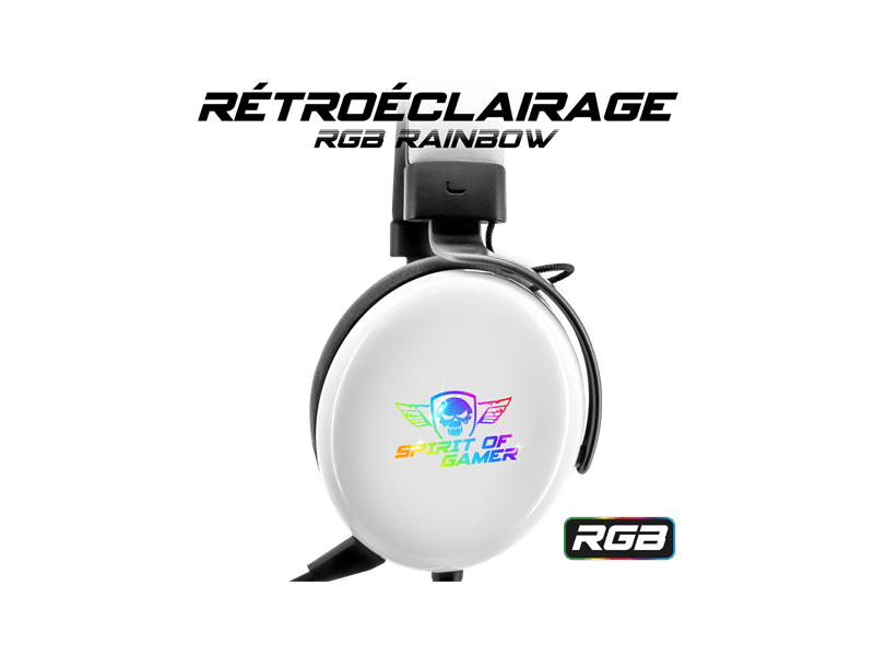 Spirit of Gamer XPERT H700 Fejhallgató (MIC-XH700WT)