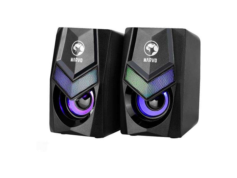 Marvo Havoc 10 RGB vezetékes hangszóró, fekete (SG-118)