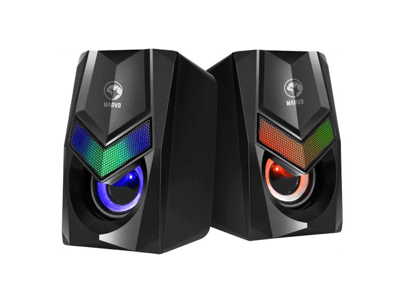 Marvo Havoc 10 RGB vezetékes hangszóró, fekete (SG-118)