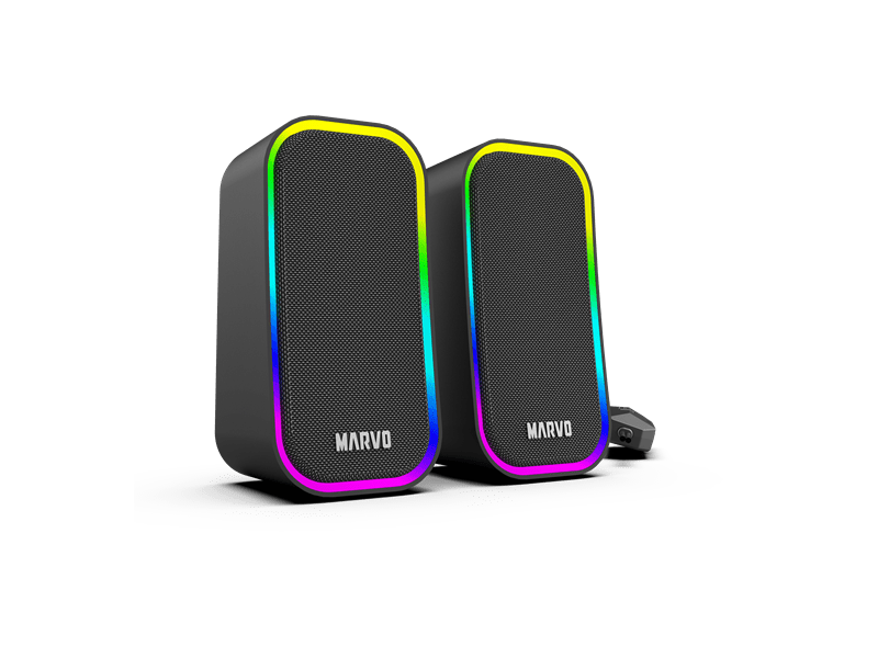 Marvo Havoc 20 vezetékes hangszóró, fekete (SG-285 BK)