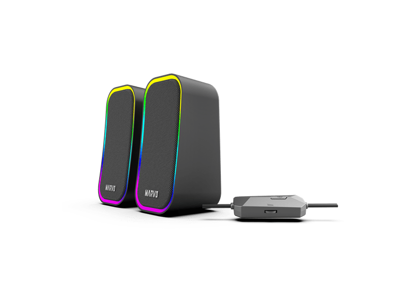 Marvo Havoc 20 vezetékes hangszóró, fekete (SG-285 BK)