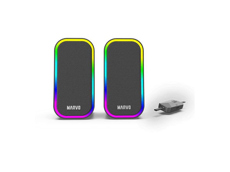 Marvo Havoc 20 vezetékes hangszóró, fekete (SG-285 BK)