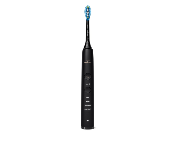 Philips Sonicare DiamondClean 9000 szónikus elektromos fogkefe és Power Flosser HX3866/43 dupla csomag, fekete