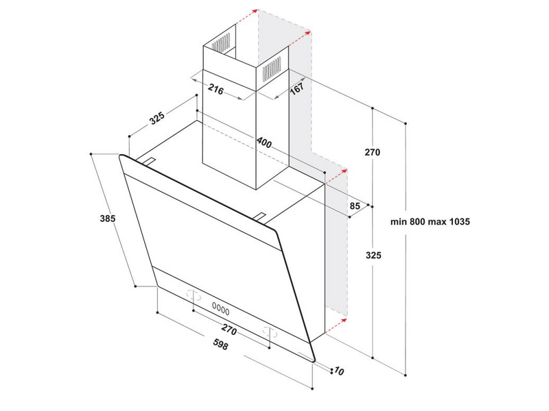 Whirlpool WHVP 62F LT SD Fali páraelszívó