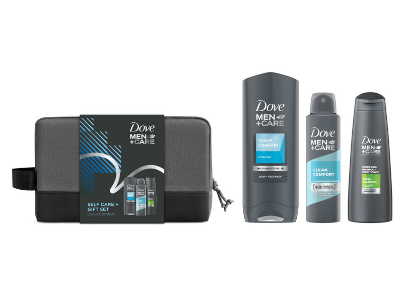 Dove Men+Care Clean Comfort Ajándékcsomag neszeszerrel
