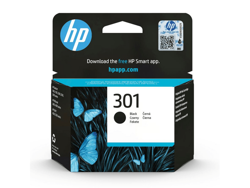 HP 301 fekete eredeti tintapatron (CH561EE)