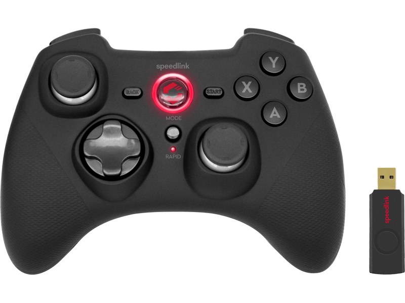 SpeedLink Rait Vezeték nélküli PC/PS3/Nintendo gamepad (SL-650110-BK)