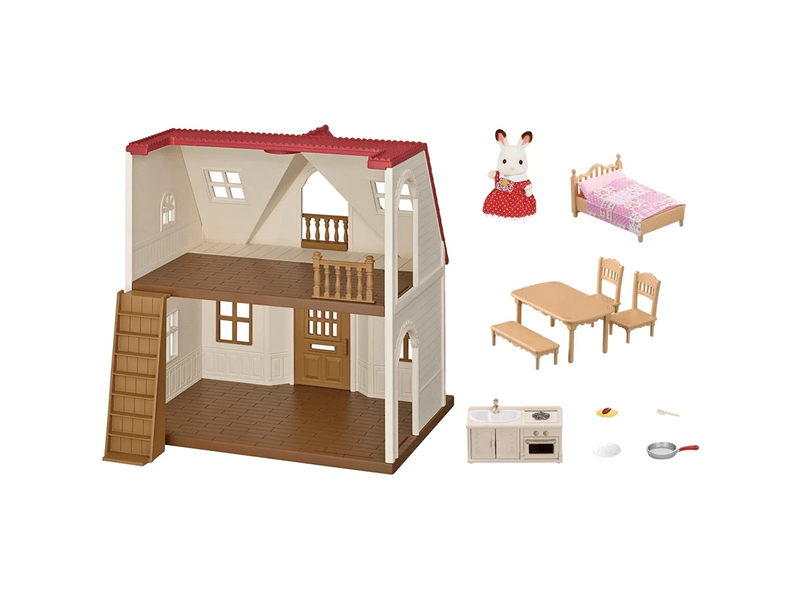 Sylvanian Families piros tetős kezdő házszett (5303)