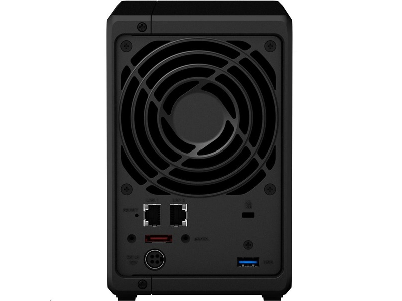 SYNOLOGY NAS 2 fiókos DS720+ Intel Celeron J4125 4x2GHz, 2GB DDR4 RAM, 2x1000Mbit, 1xeSATA