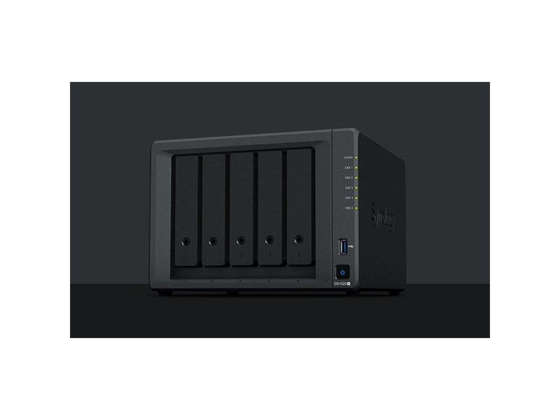 SYNOLOGY NAS 5 Fiókos DS1520+ Intel Celeron J4125 4x2,0GHz, 8GB DDR4, 4x1GbE, 2xUSB3.2