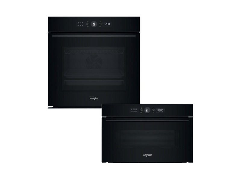 Whirlpool WOI5S8PM1SBA Beépíthető sütő + Whirlpool WMD54MB Beépíthető mikrohullámú sütő, fekete