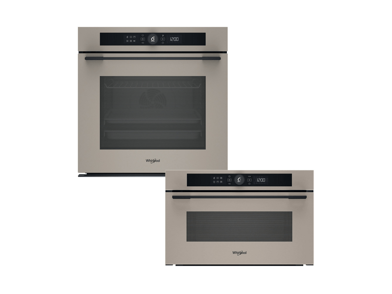 Whirlpool WOI5S8PM2SEA Beépíthető sütő + Whirlpool WMD54MBG Beépíthető mikrohullámú sütő, szatén