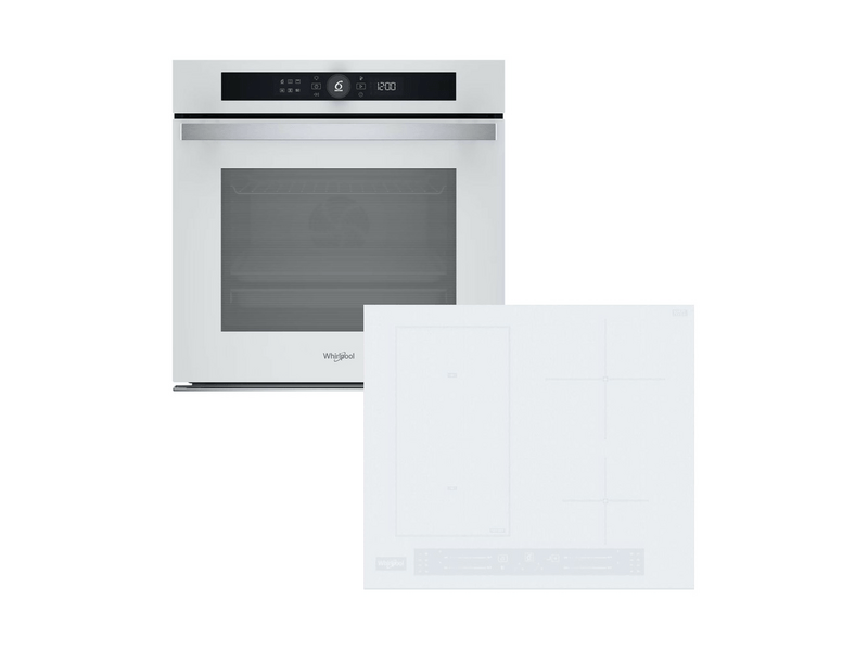 Whirlpool WOI4S8CM1SWA Beépíthető sütő + Whirlpool WL S5360 BF/W Beépíthető indukciós főzőlap