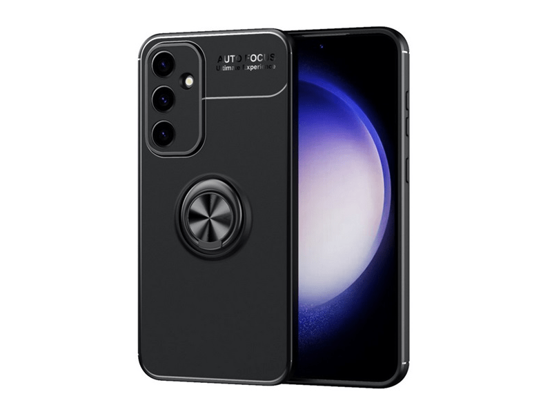 Gigapack Samsung S23 FE Mágneses szilikon tok, fekete (GP-148380)