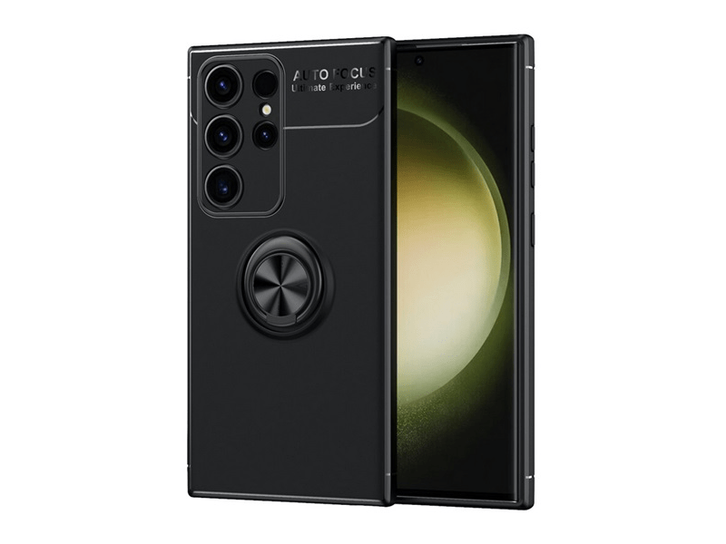 Gigapack Samsung Galaxy S24 Ultra Szilikon tok, fekete (151341)